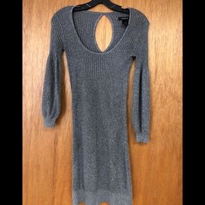 Metallic long Sleeve Dress